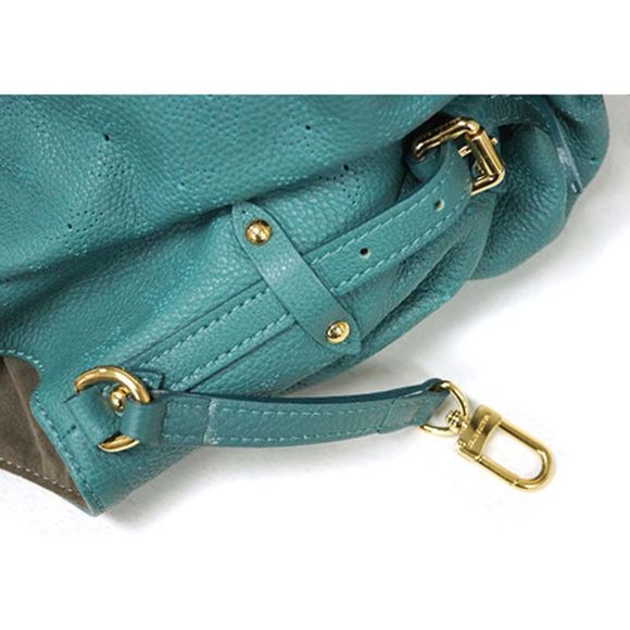 Louis Vuitton LV Mahina L Shoulder Bag Lagon Green - Picture 9 of 12